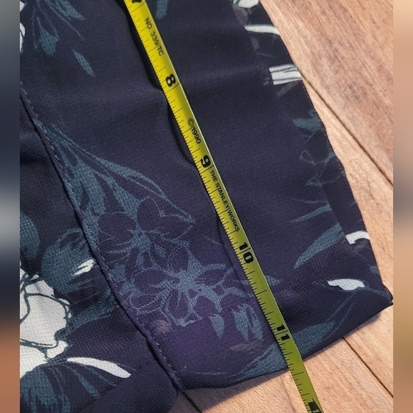 Floral Open Front Plus Size Kimono Beach Cover-up - Picture 10 of 13